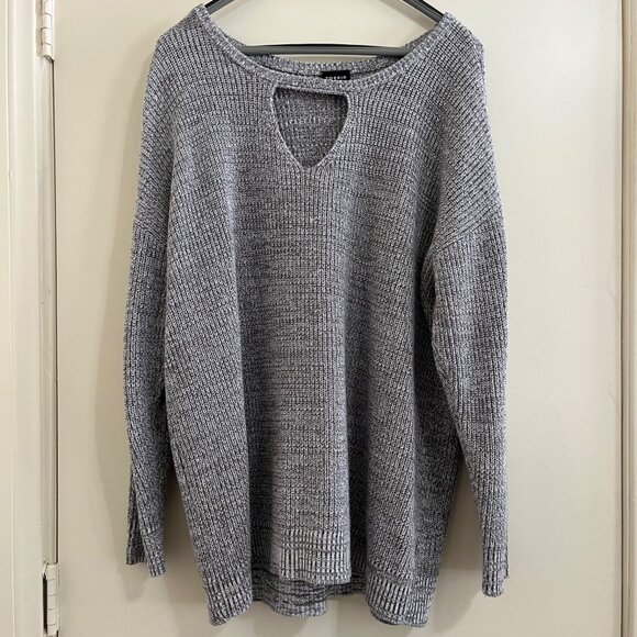 Torrid Womens Ribbed Knit Sweater Sz 2X Cottage Grandma Clean Girl Cozy Modest. - Picture 1 of 8